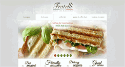 Desktop Screenshot of cafefratelli.com